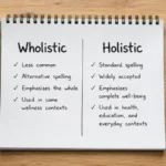Wholistic or Holistic