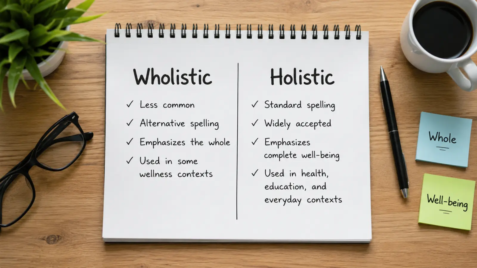 Wholistic or Holistic