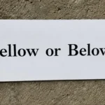 bellow-or-below