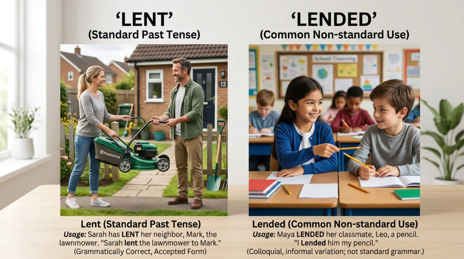 lended-or-lent