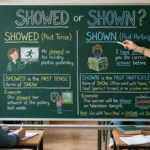 Showed or Shown