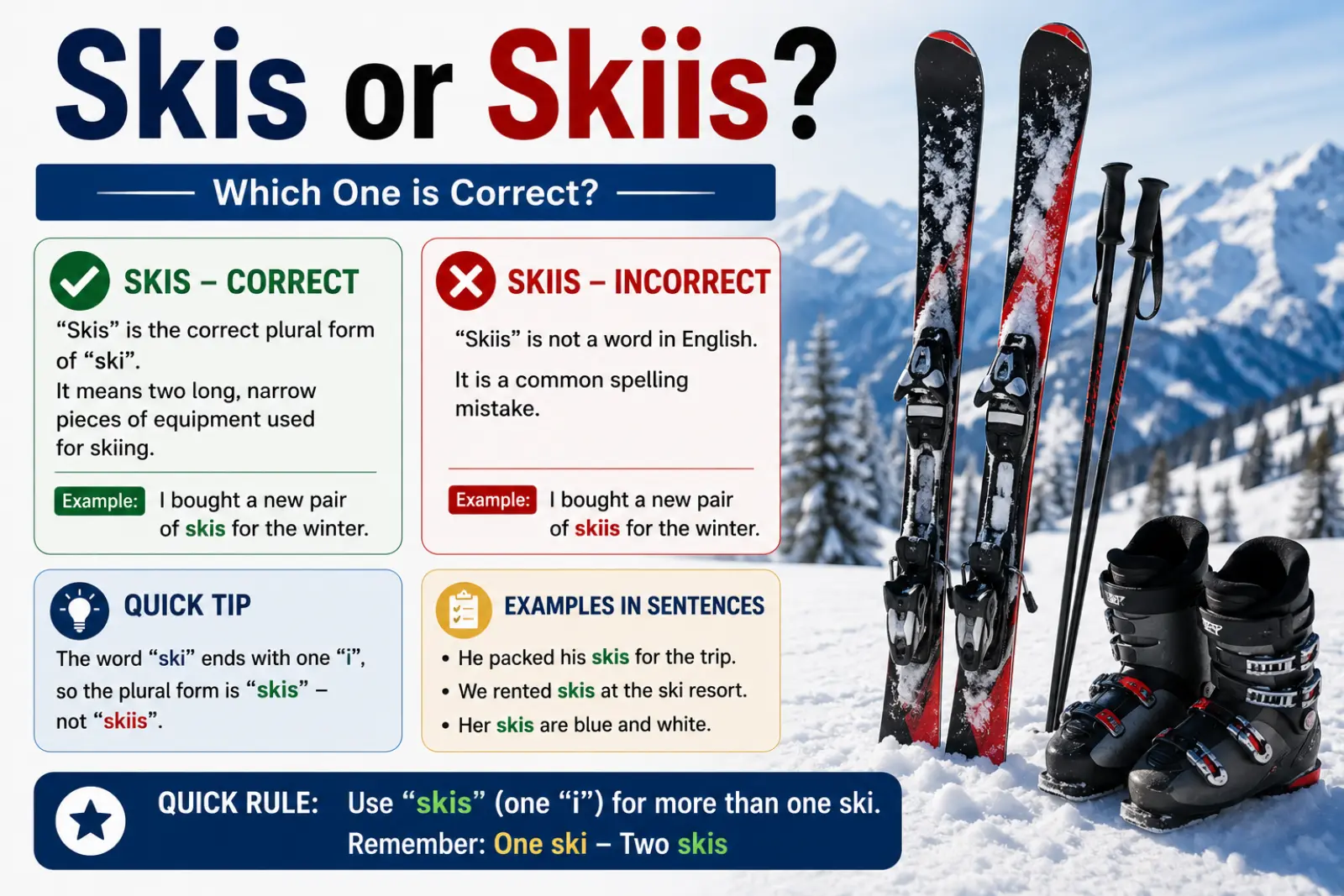 skis-or-skiis