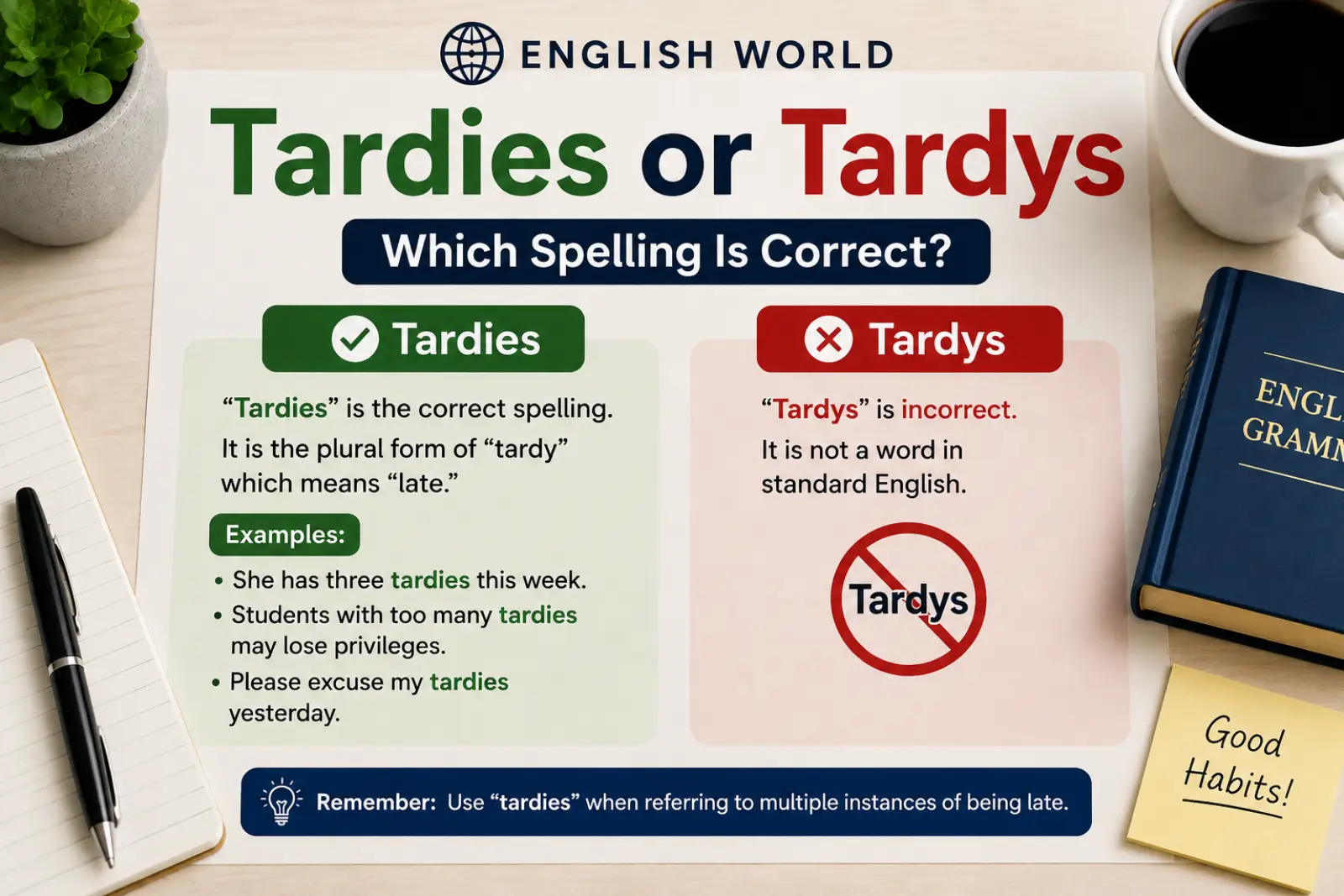 tardies-or-tardys