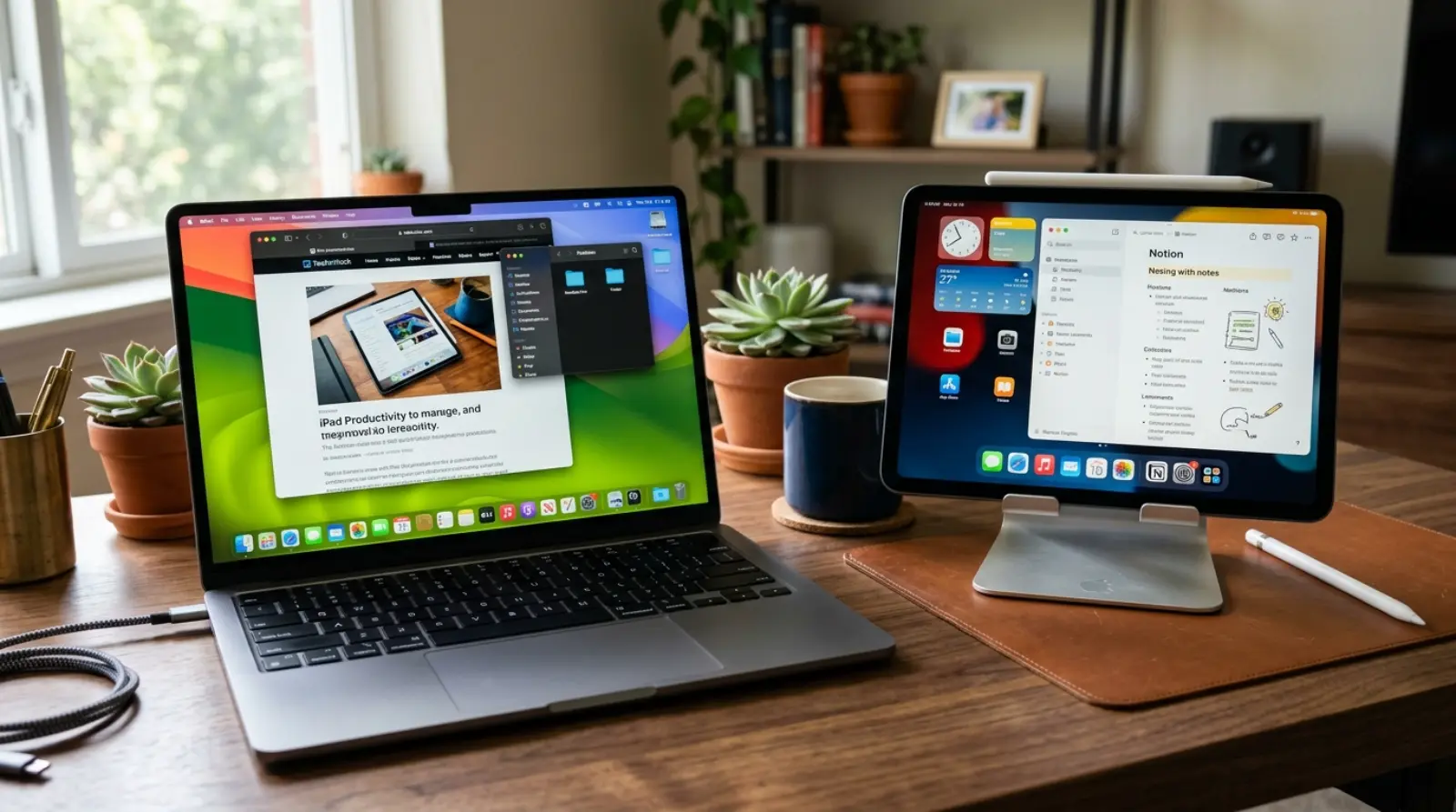 MacBook or iPad