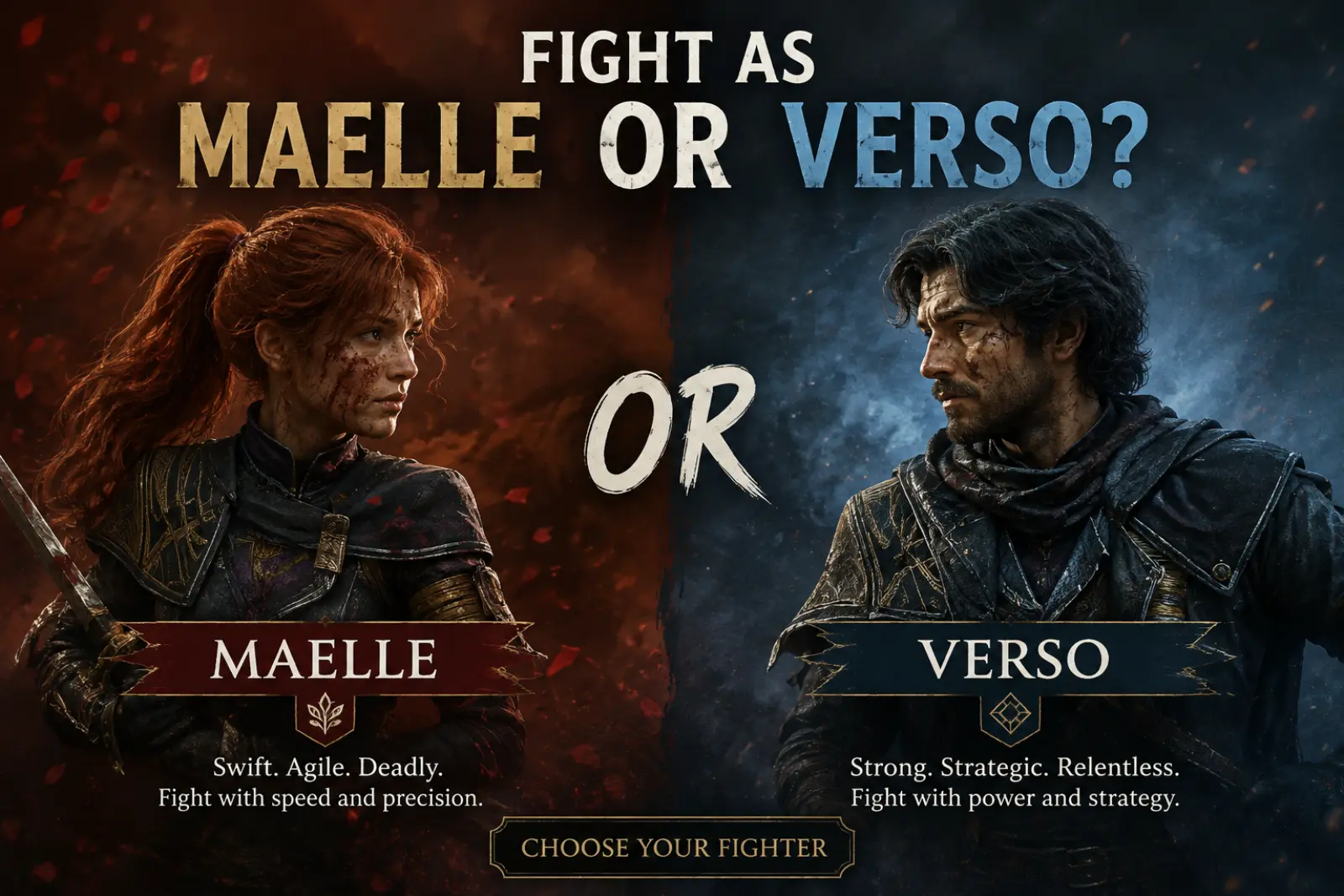 Fight as Maelle or Verso?