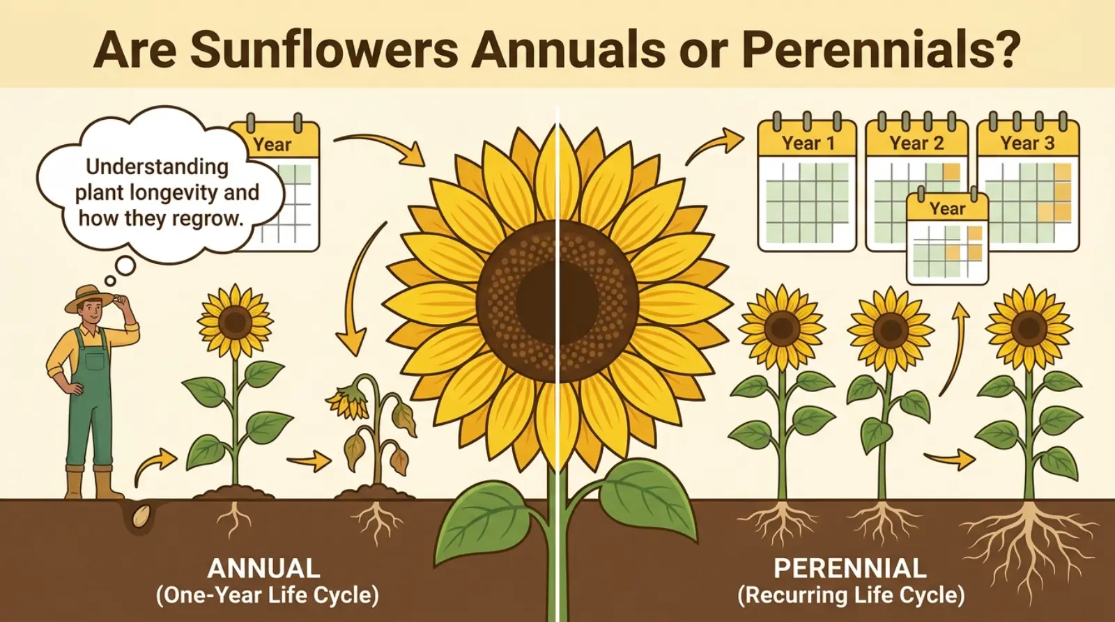are-sunflowers-annuals-or-perennials